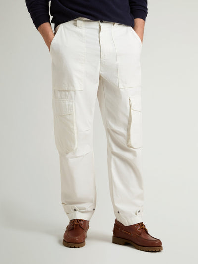 Garment-Dyed Cargo Pants in Pure Cotton Ripstop - woolrich-us - Clothing