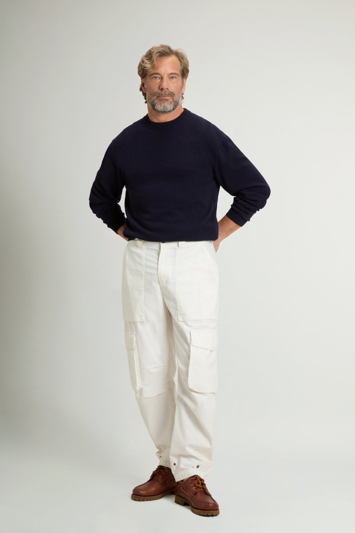 Garment-Dyed Cargo Pants in Pure Cotton Ripstop - woolrich-us - Clothing