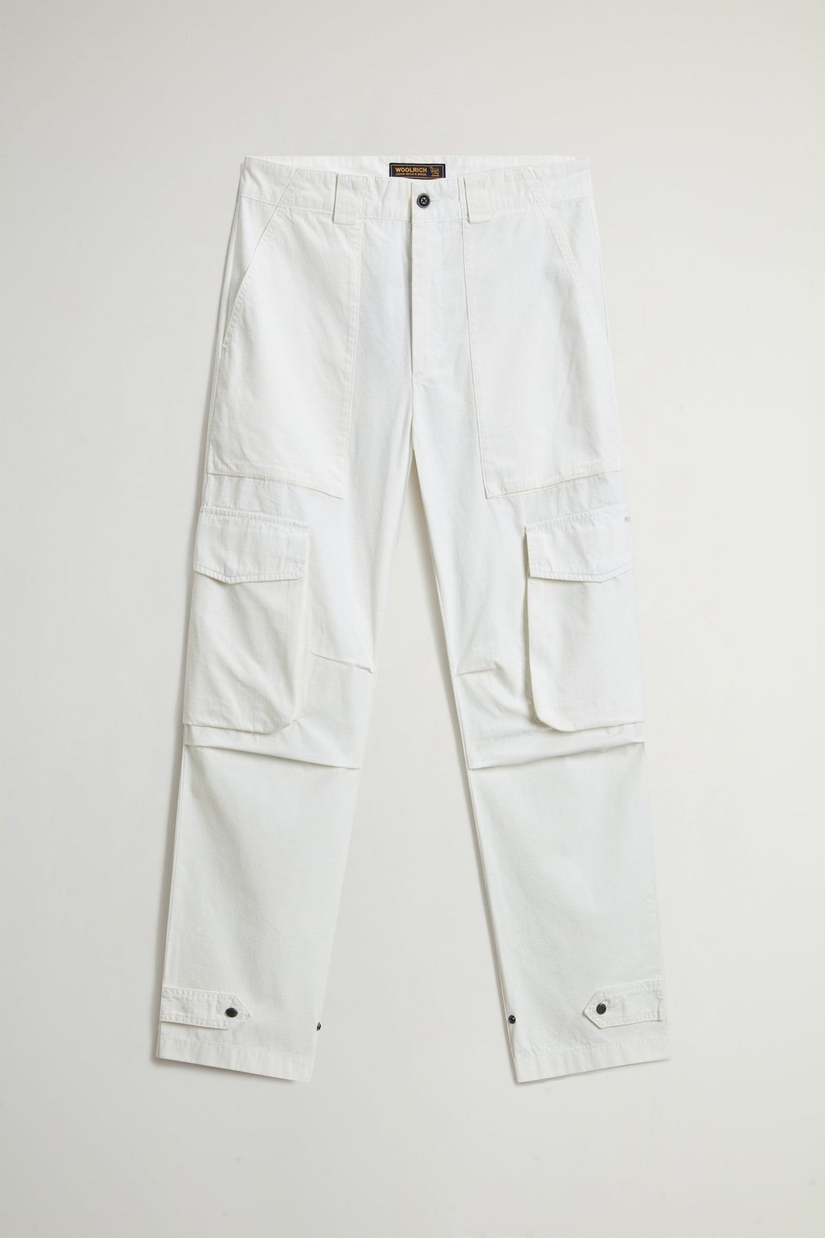 Garment-Dyed Cargo Pants in Pure Cotton Ripstop - woolrich-us - Clothing
