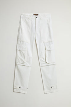 Garment-Dyed Cargo Pants in Pure Cotton Ripstop - woolrich-us - Clothing