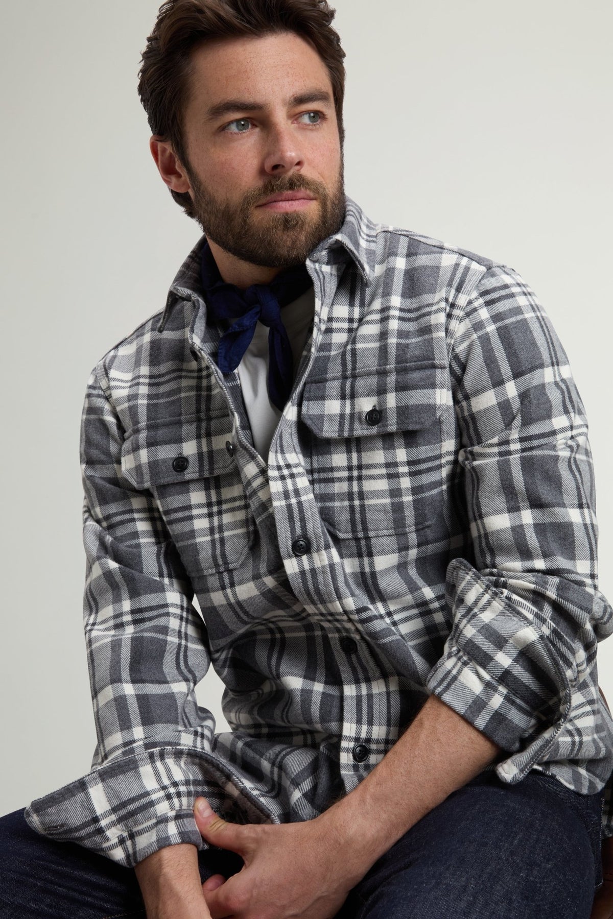 Heavy Cotton Shirt - woolrich-us - Clothing