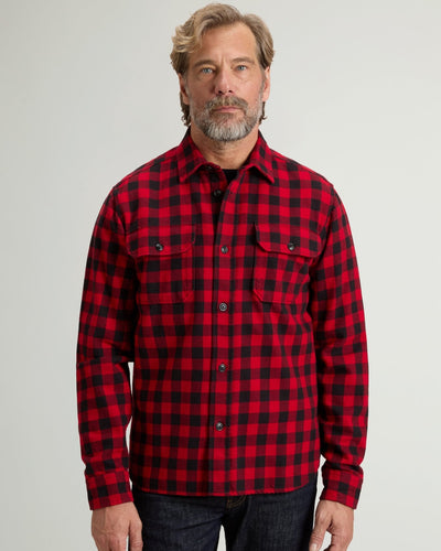 Heavy Cotton Shirt - woolrich-us - Clothing