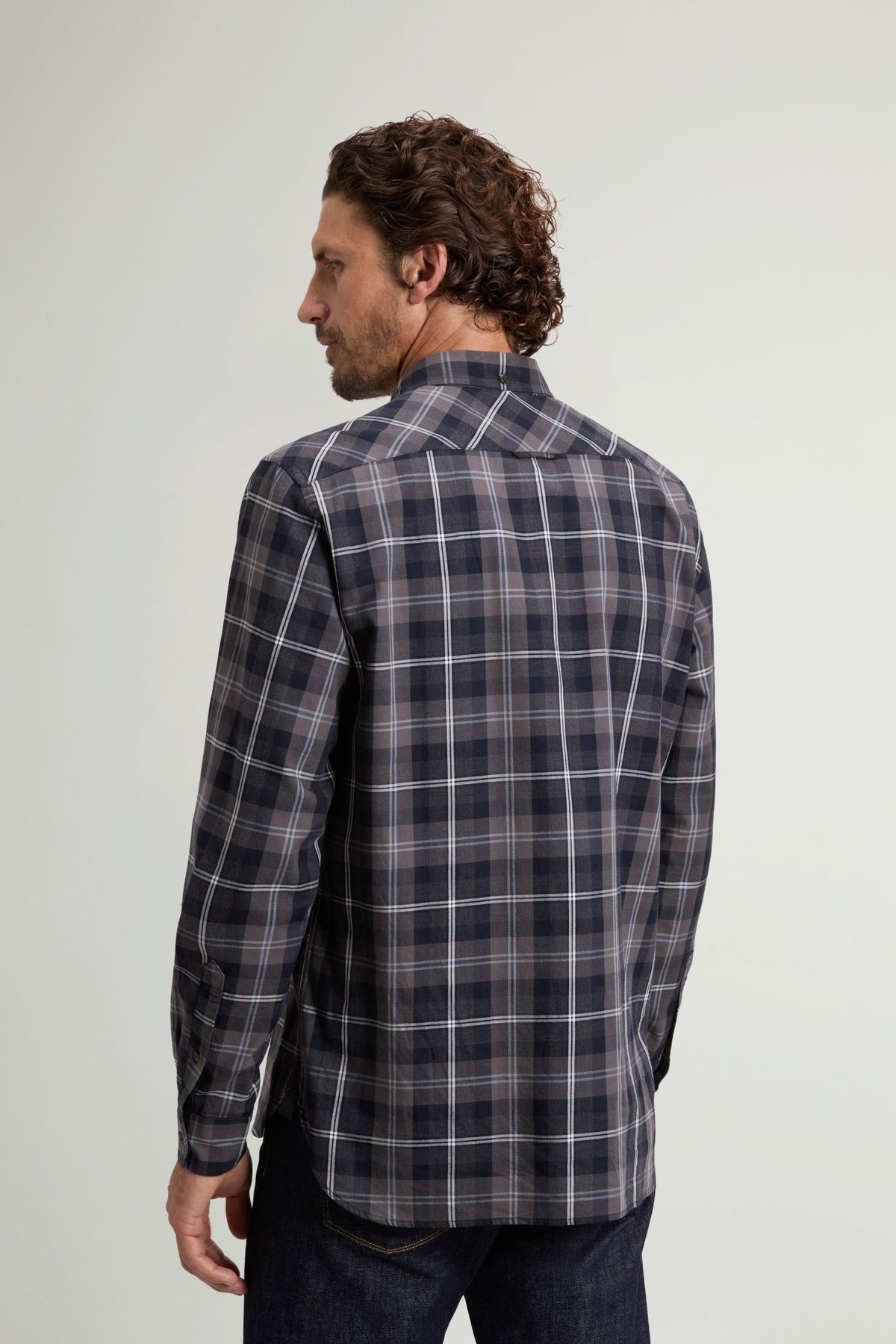 Light Cotton Flannel Shirt - woolrich-usClothing