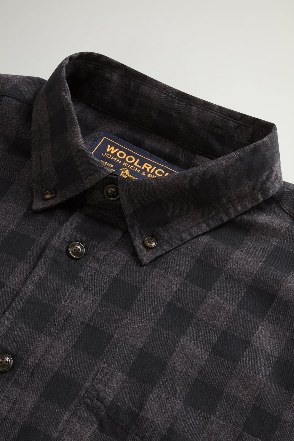 Light Cotton Flannel Shirt - woolrich-usClothing