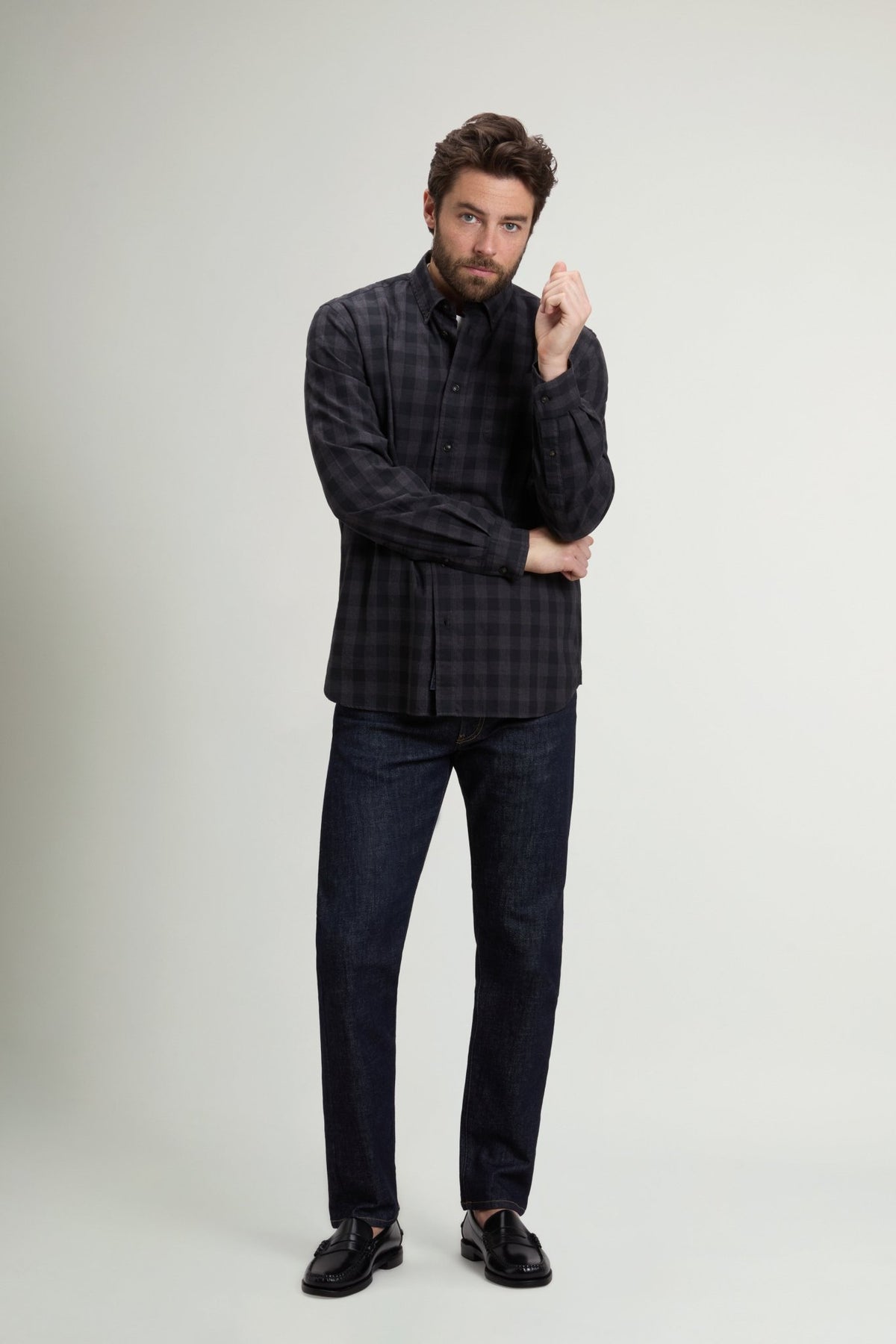 Light Cotton Flannel Shirt - woolrich-usClothing