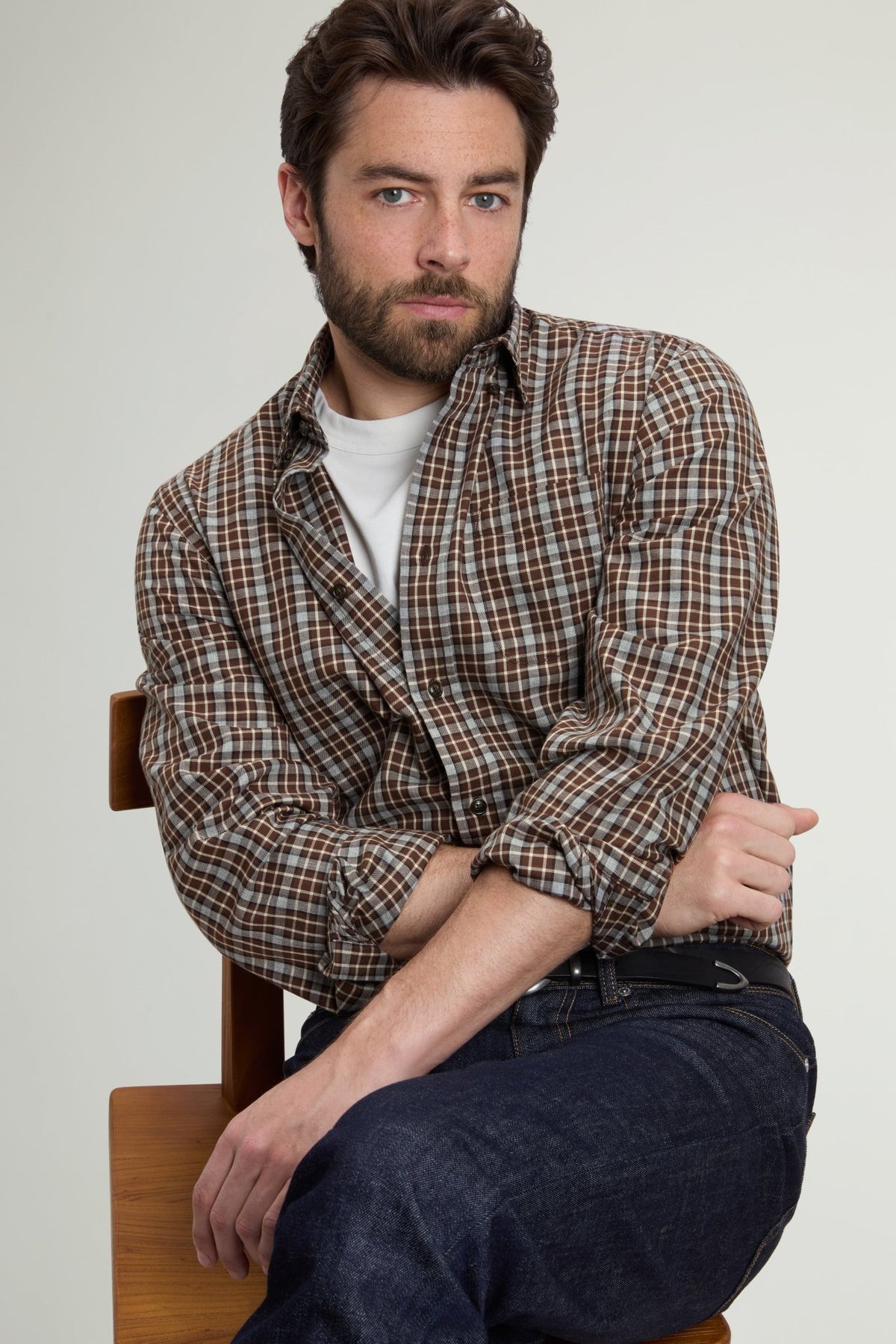Light Cotton Flannel Shirt - woolrich-usClothing