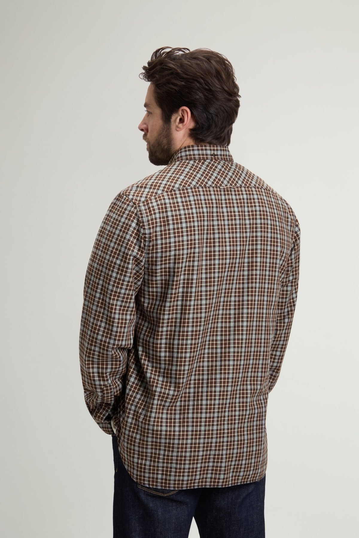 Light Cotton Flannel Shirt - woolrich-usClothing