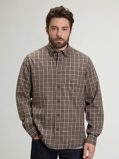 Light Cotton Flannel Shirt - woolrich-usClothing