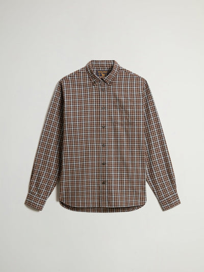 Light Cotton Flannel Shirt - woolrich-usClothing