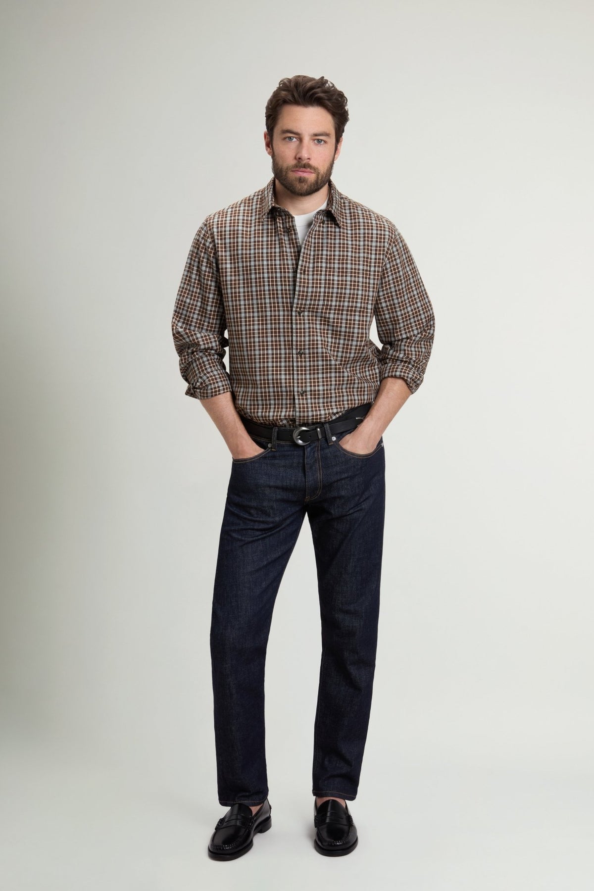 Light Cotton Flannel Shirt - woolrich-usClothing