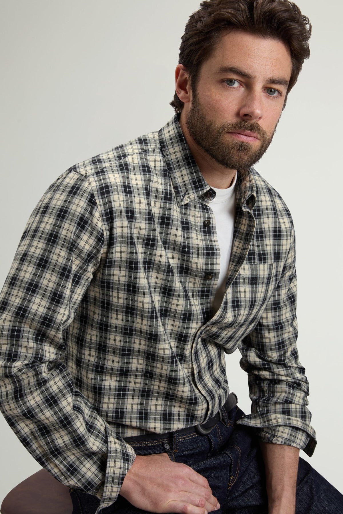 Light Cotton Flannel Shirt - woolrich-usClothing