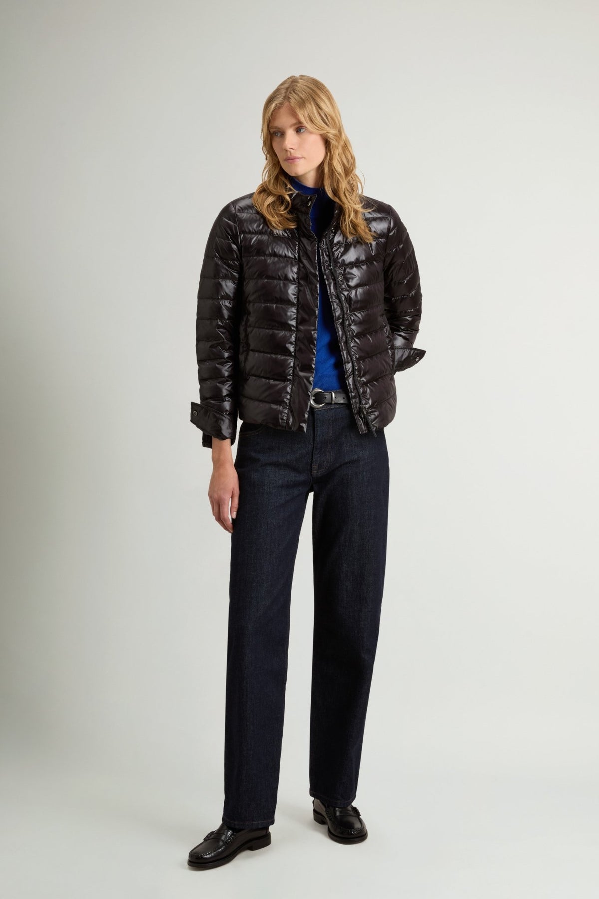 Lightweight Down Jacket in Liquid Nylon - woolrich-us - Outerwear
