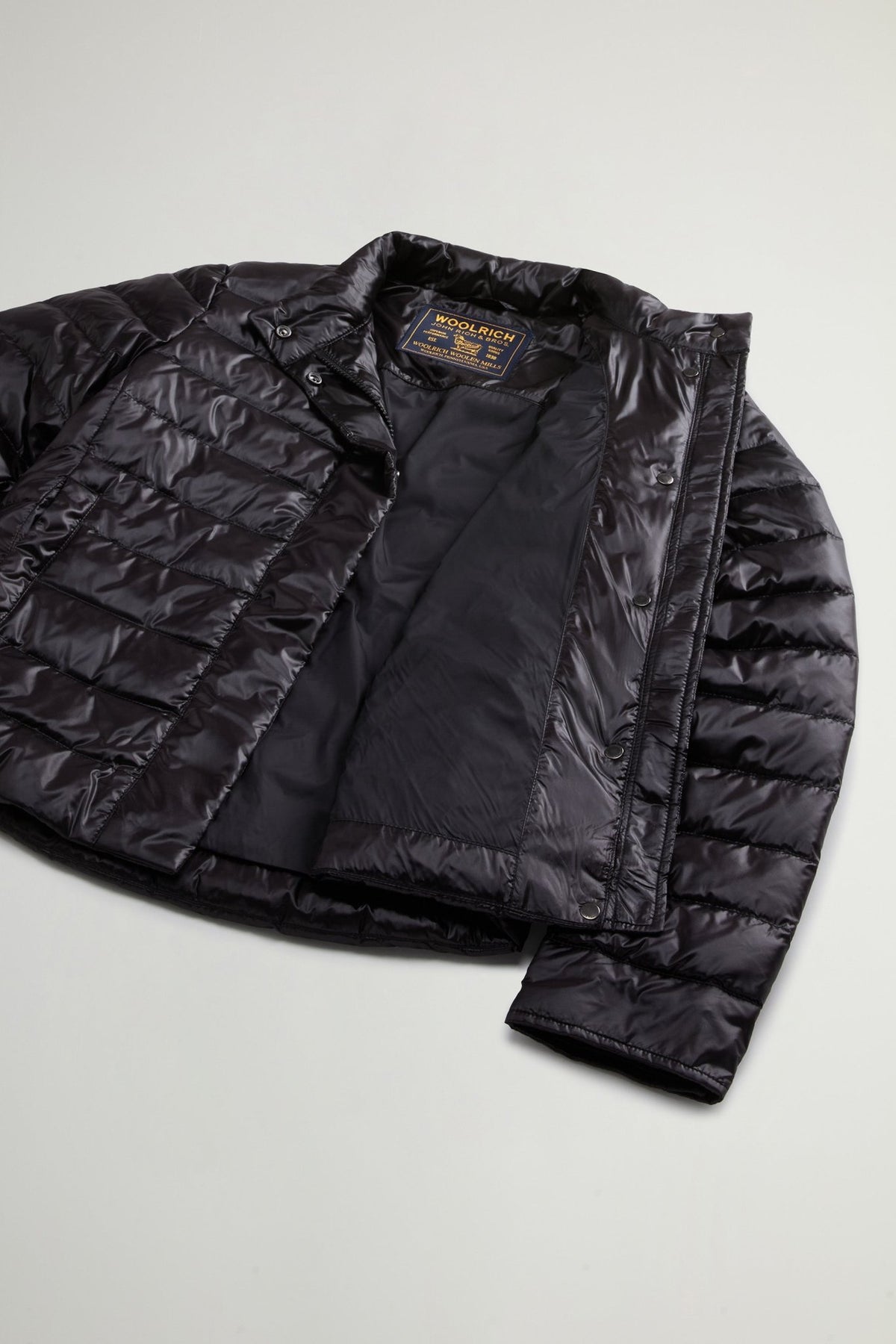 Lightweight Down Jacket in Liquid Nylon - woolrich-us - Outerwear
