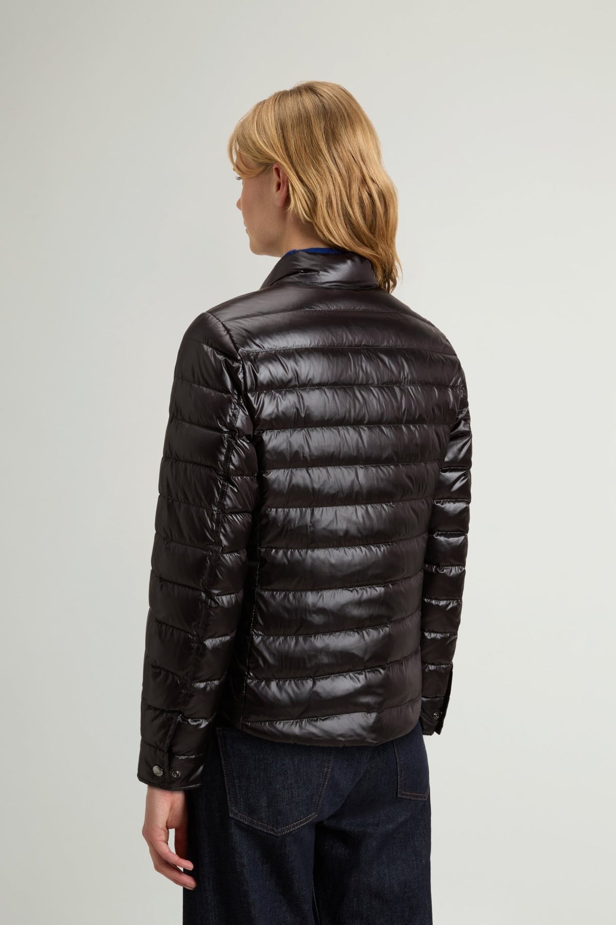 Lightweight Down Jacket in Liquid Nylon - woolrich-us - Outerwear