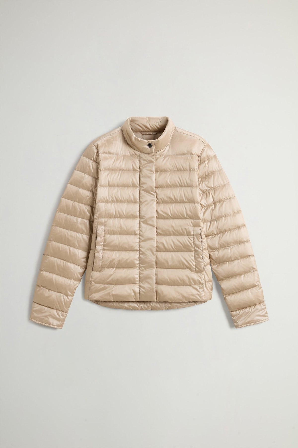Lightweight Down Jacket in Liquid Nylon - woolrich-us - Outerwear