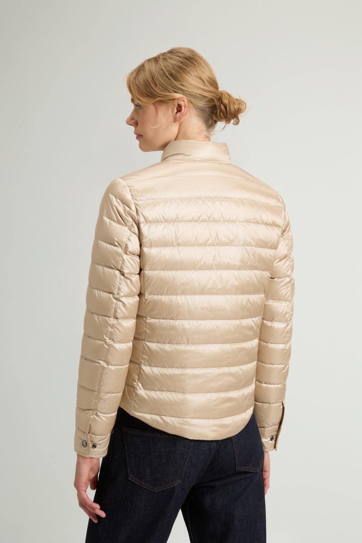 Lightweight Down Jacket in Liquid Nylon - woolrich-us - Outerwear