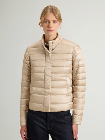 Lightweight Down Jacket in Liquid Nylon - woolrich-us - Outerwear