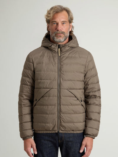 Microfiber Hooded Jacket - woolrich-usOuterwear
