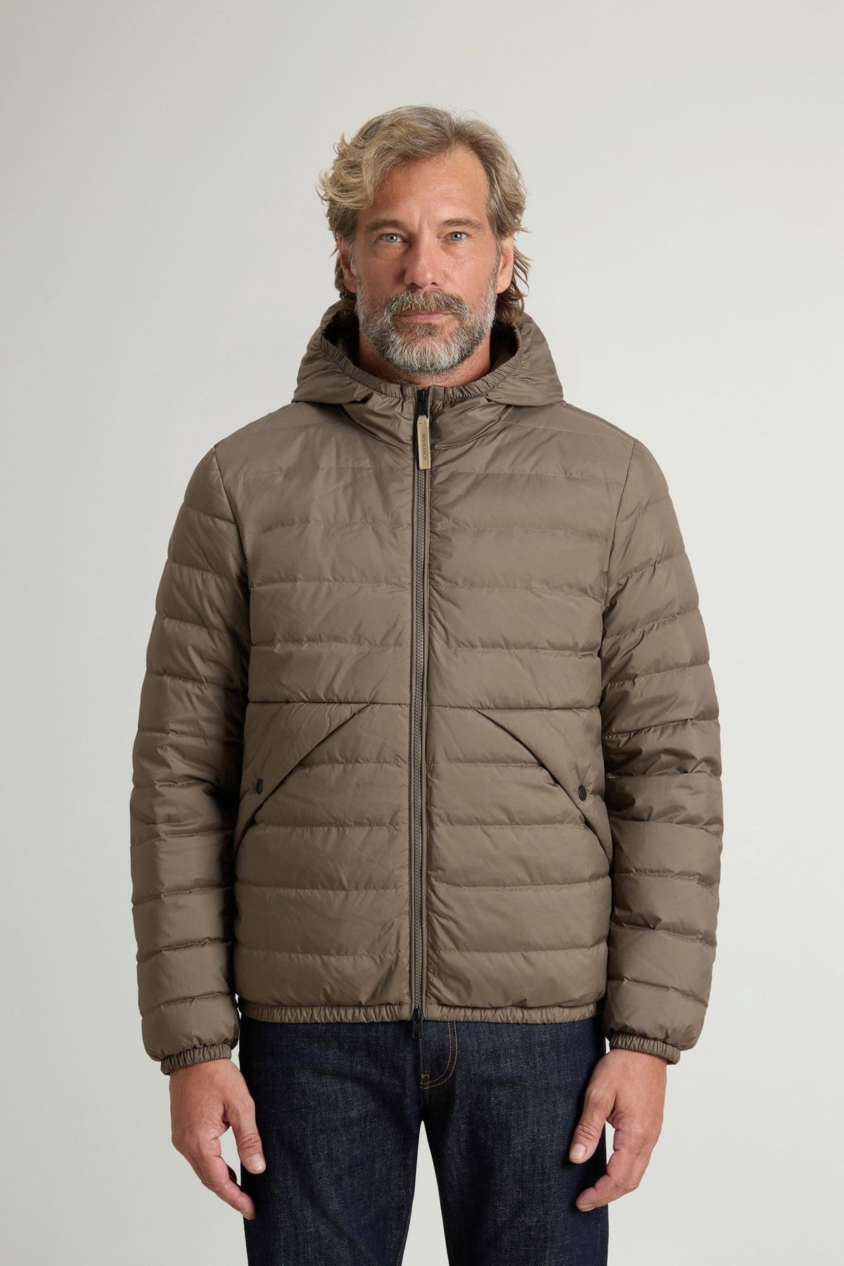 Microfiber Hooded Jacket - woolrich-usOuterwear