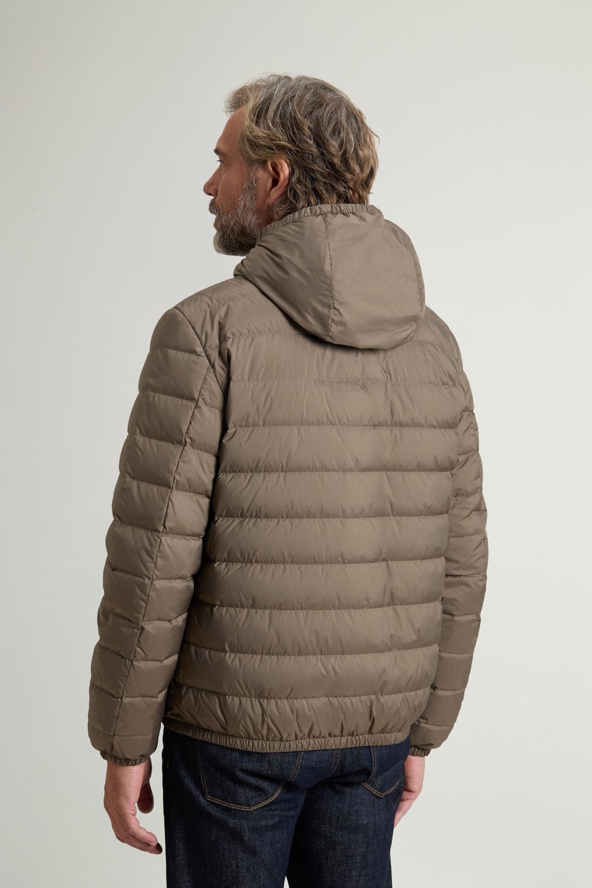 Microfiber Hooded Jacket - woolrich-usOuterwear