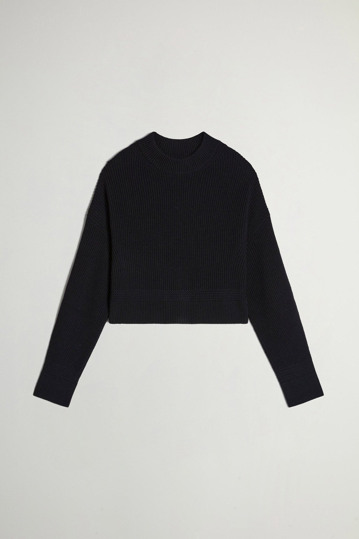 Ribbed Crewneck Sweater in Pure Merino Virgin Wool - woolrich-usClothing