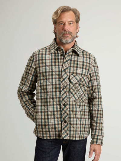 Wool Check Diamond Shirt Jacket - woolrich-usClothing